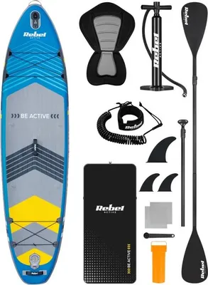 Obrázek produktu pro Rebel RBA-4507 Paddleboard SUP s příslušenstvím 335 cm, 140 kg, modrý