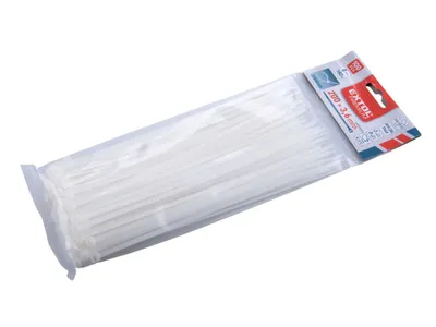 Obrázek produktu pro Pásky na vodiče, 3,6x200mm, 100ks, bílé