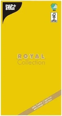 Produktbild von Tischdecke, Tissue "ROYAL Collection" 120 cm x 180 cm gelb