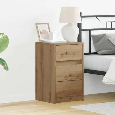 Zdjęcie produktu dla vidaXL Szafka nocna Artisan dąb 38 x 34 x 61 cm materiał drewnopochodny