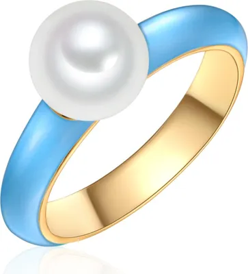 Produktbild von Yokoamii Ring Metall Muschelkernperle 50020169 54