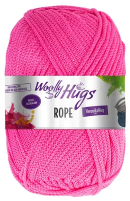 Produktbild von Woolly Hugs ROPE 200 g vielseitiges und ideales Taschengarn 140 m Farbe 033 - pink