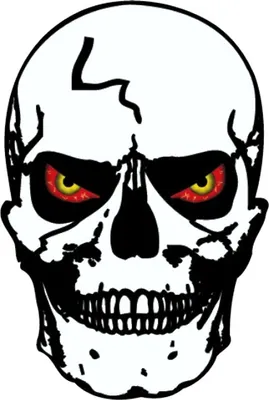 Produktbild von Aufkleber Totenkopf 100 x 105 mm