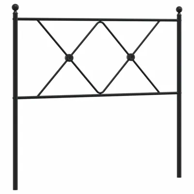 Produktbild von Ersatz-Kopfteil Metall Schwarz 90 cm
