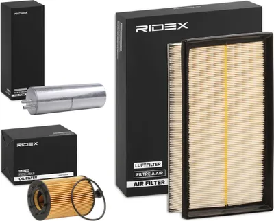 Produktbild von RIDEX Filterset Inspektionspaket Filtersatz für VW Transporter V Bus (7HB, 7HJ, 7EB, 7EJ, 7EF, 7EG, 7HF, 7EC) Multivan V Transporter V Kastenwagen