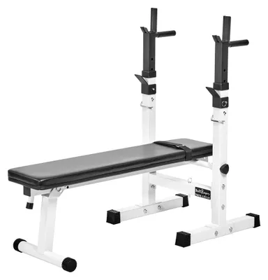 Produktbild von Fitnessbank mit verstellbarer Rückenlehne - Gewicht: 18 kg - Metallrahmen