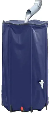 Productafbeelding van Waterreservoir, 250 liter inhoud, opvouwbaar design, blauw