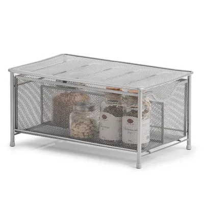 Produktbild von Zeller Lagerregal, Stahl, 41x26x20 cm, silber