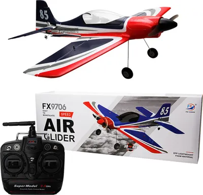 Produktbild von Flybear FX9706 550mm Spannweite 2,4 GHz 4 Kanäle Eingebauter Gyro 3D/6G umschaltbares EPP RC-Flugzeug Segler Kompatibles SBUS, RTF Version