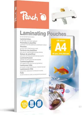 Produktbild von Peach PPR525-02, Transparent, A4, 25 Stück(e)