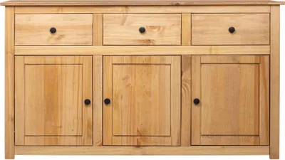 Obrázek produktu pro vidaXL Příborník 135 x 40 x 80 cm Masivní dřevo borovice panamská