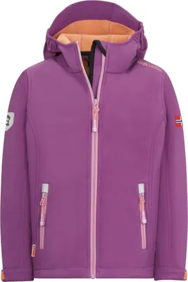 Produktbild von Trollkids Mädchen Trollfjord Softshelljacke mallow pink/papaya 116