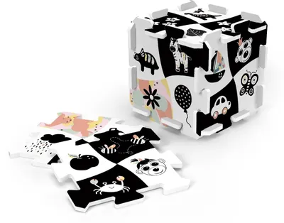 Produktbild von Piankowe puzzle Bobaski i Miś kontrastowe Trefl