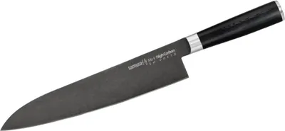 Immagine prodotto di Samura MO-V Stonewash 9,4" Grand Chef's Knife - Coltello da cucina di precisione in acciaio giapponese per l'eccellenza culinaria