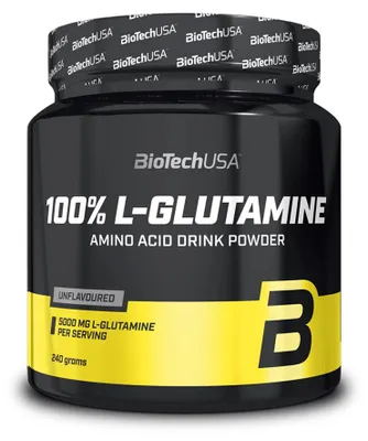 Immagine prodotto di Biotech USA 100% L-Glutammina 240g