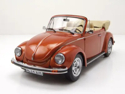 Produktbild von Norev 188526 VW 1303 Käfer Cabrio 1976 braun metallic 1:18
