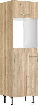 Produktbild von Optifit Backofen/Kühlumbauschrank für 88er Einbaukühlschrank Erik290 BxTxH 60 x 58,4 x 211,8 cm wildeiche strukturiert m