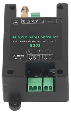 Productafbeelding van Garage deur opener 9-36V - Mobiele toegang - Zwart - Poortcontroller - Geschikt voor G203