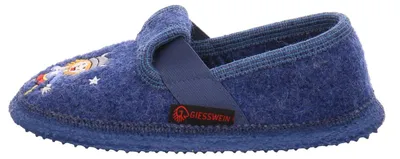 Produktbild von GIESSWEIN Tübingen, Flache Hausschuhe Mädchen, Capriblau 547, 24 EU