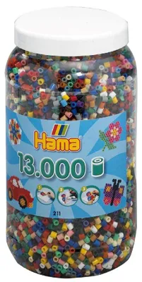 Immagine prodotto di Perline Hama in latta 13000 perline 211