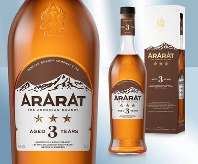 Produktbild von Armenischer Brandy Ararat 3 Jahre, 40%, 500ml