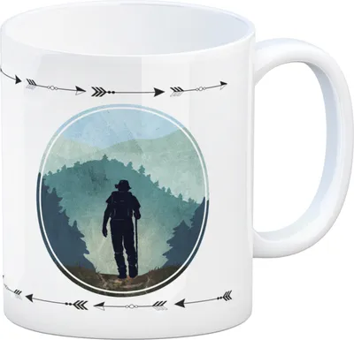 Produktbild von Mir reicht's ich geh wandern Kaffeebecher