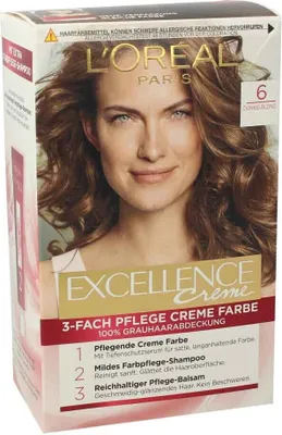 Produktbild von Loreal, Excellence Creme, Haarfärbemittel 6, 1 Stück