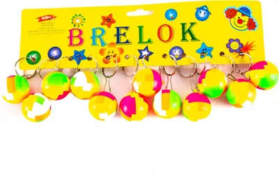 Produktbild von 12 Stück Bunte Schlüsselanhänger Set - Ideal als Mitgebsel & Anhänger für Schlüsselbunde