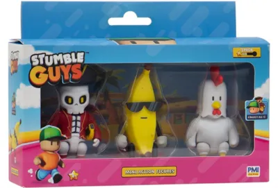 Immagine prodotto di Figurki Stumble Guys akcji Banana Guy Chicken Capt Nohart 3 szt
