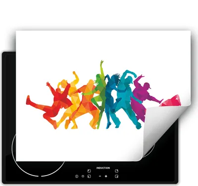 Produktbild von DarHaus Herdabdeckplatte 80x52 cm Anti Rutsch Matte Aufrollbar, Farben