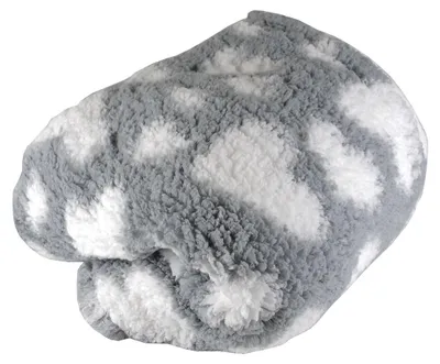Produktbild von Kuscheldecke aus Polyester in Lammfelloptik ca. 150x200 cm
