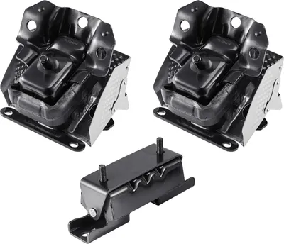 Image de Supports moteur et boîte de vitesses - Kit 3 pièces - Compatible avec le 1500 Pickup 2007-2013 - Pour V8 5,3 l - Remplace les pièces d'origine A5365, A2638 - Amortit les vibrations - Montage facile