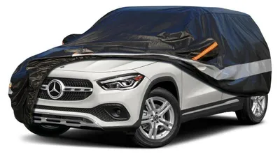 Produktbild von Autoabdeckung 10 Schichten Wasserdicht Atmungsaktiv Schwarz für Mercedes-Benz GLA/EQA (2014-2023)