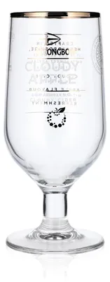 Produktbild von Strongbow Bier Glas Cidergläser Biergläser Tulpe 0,58l Goldrand