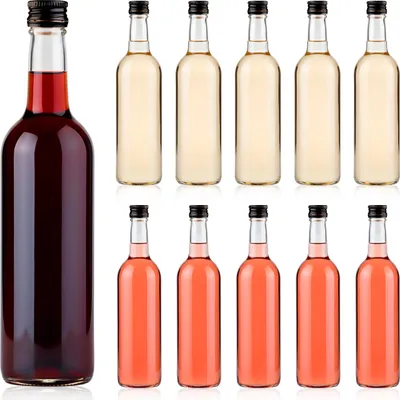 Zdjęcie produktu dla SUPERBUTELKI  - 50 szt. Butelka szklana Monopol 375 ml na nalewki, soki, likier, oliwę