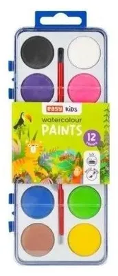 Produktbild von EASY-Aquarellfarben, 12 Farben – Easy Stationery