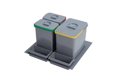 Image de Poubelle Eviers PRACTIKO 600 15 l, 2x7 l EK9111