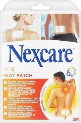 Image de Nexcare™ Chauffe-dos autocollant N2005P blanc 9,5 x 13,0 cm, 5 pcs.
