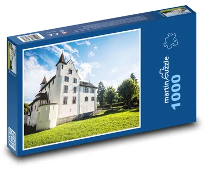 Zdjęcie produktu dla Puzzle 1000 Zamek Pratteln w Lato - martinpuzzle