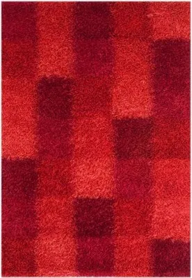 Productafbeelding van Shaggy vloerkleed, Kerala, rood (170x240 cm)