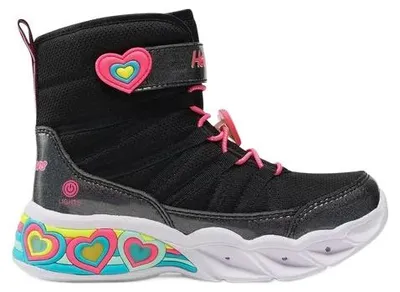 Obrázek produktu pro Dětské boty Skechers Sweetheart Lights, barva černá/růžová, model 302661L-BKHP, velikost 35,5 EU