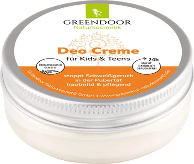 Produktbild von GREENDOOR Deo Creme Kids & Teens
