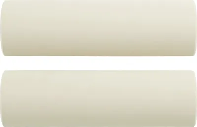Image de Coussins décoratifs lot de 2 Crème Ø15x50 cm Velours