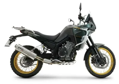 Productafbeelding van Uitlaatsysteem GPR Dune Trioval titanium met dB-killer, geschikt voor de Honda CRF-L Africa Twin 1100, type e5+