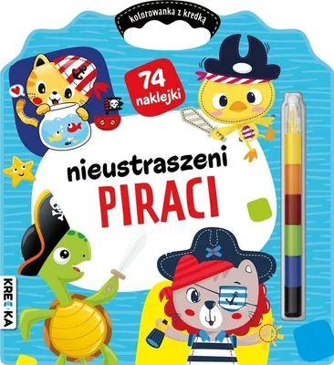 Image de Kolorowanka Nieustraszeni Piraci dla dzieci z kredką segmentową
