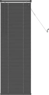 Zdjęcie produktu dla Żaluzja zewnętrzna, srebrno-szara, 150 x 50 cm, PVC, 25 mm