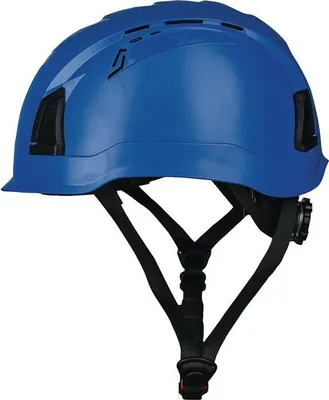 Image de Casque de protection D`Rock bleu ABS EN 397