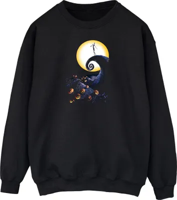 Produktbild von Nightmare Before Christmas - Sweatshirt für Herren/Damen Uni BI2028 (M) (Schwarz)