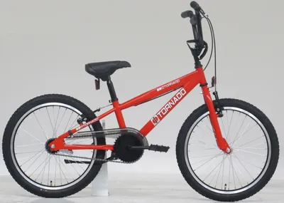 Produktbild von Tornado Royal BMX Fahrrad 20 Zoll Rot, Freestyle-Lenker mit 360° Rotor, Alu V-Bremse