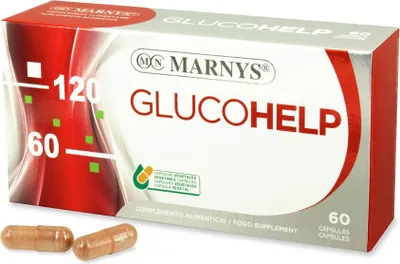 Produktbild von MARNYS Glucohelp mit Chrom und Zimt  Untersttzt einen gesunden Blutzuckerspiegel, 60 Kapseln